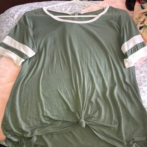 Green Charlotte Russe Shirt